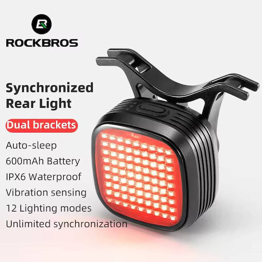 Rockbros RB.LIGHT031 Презареждаща се Задна Светлина за Велосипед