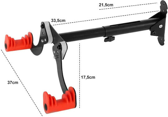 Wall-mounted Bicycle Hanger Foldable Holder Up To 40kg Roxar Universal