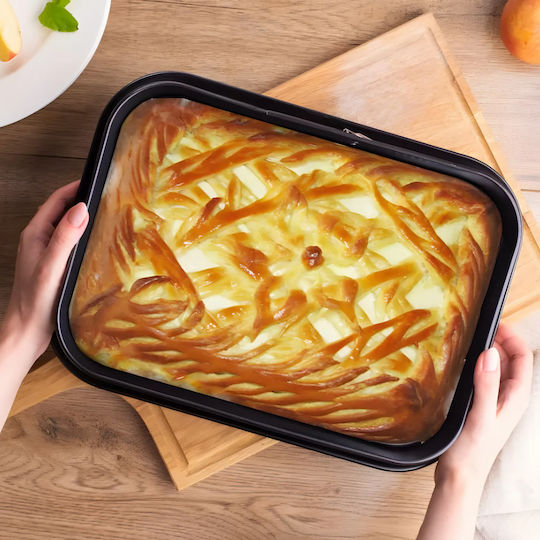 Zola Backform für Torte Rechteckig mit Abnehmbaren Boden 35x24x7cm