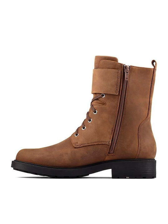 Orinoco2 Lace De Piele Ghete Dama Tabac