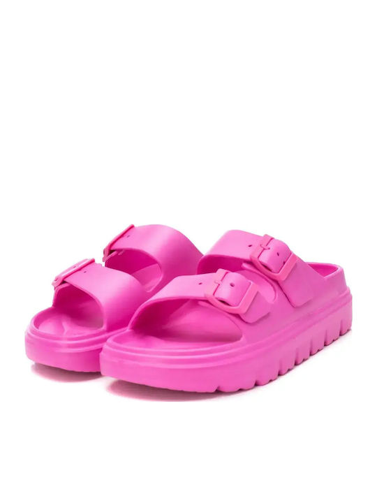 Дамски Сандали Flatforms Фуксия