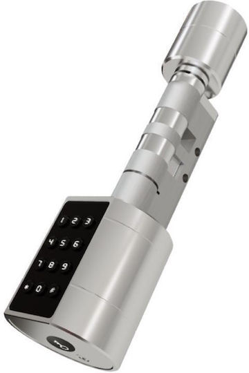 Ambianzza Inox Elektronische Schlösser mit Bluetooth- und Wi-Fi-Verbindung in Silber