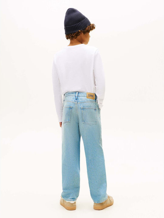 Kids Denim Trousers Light Blue