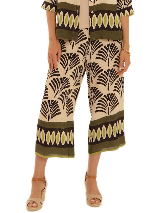 Pomodoro Women's Pantaloons with Rubber Band Green