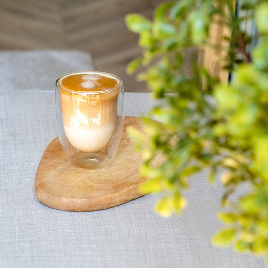 Glass Mug Transparent 350ml 6 Pieces