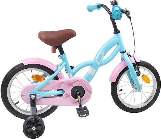 vidaXL 12" Kids' Bicycle City Light Blue