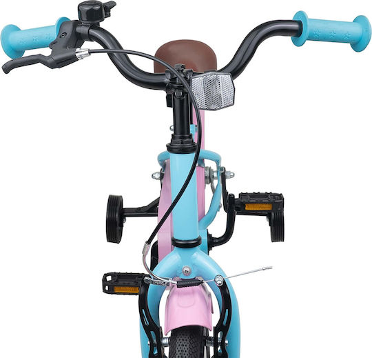 vidaXL 12" Kids' Bicycle City Light Blue
