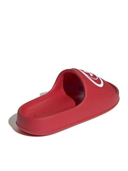 Adilette Slides σε Κόκκινο Χρώμα