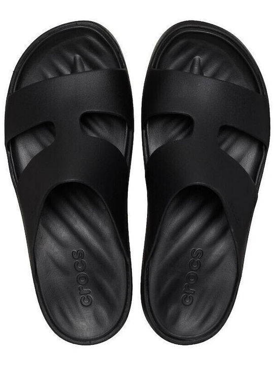Flip Flops In Sandal Style With Platform In Black Colour