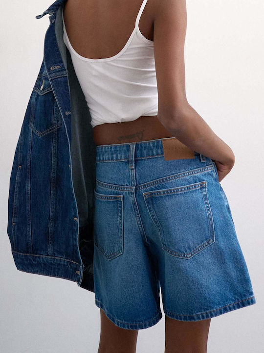 Topshop Women's Blue Jean Shorts
