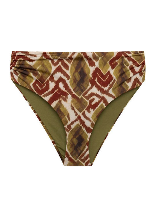 Bikinihosen Slip Khaki