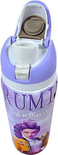 Kpop Demon Hunters Kids Water Bottle Thermos Purple 500ml