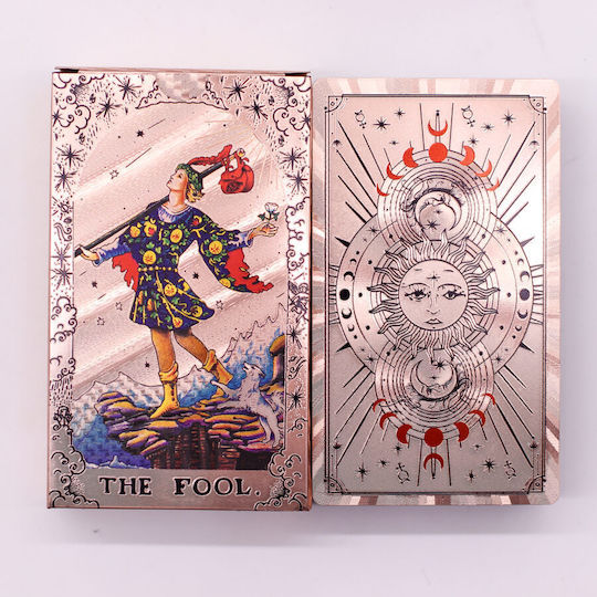 Tarot Cards Moon Phase Rose Gold Guidebook 78 Cards+Book