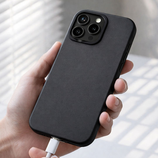 RhinoShield Solidx Model Husa Antisoc iPhone 15 Pro Compatibilă Încărcare Wireless Neagră