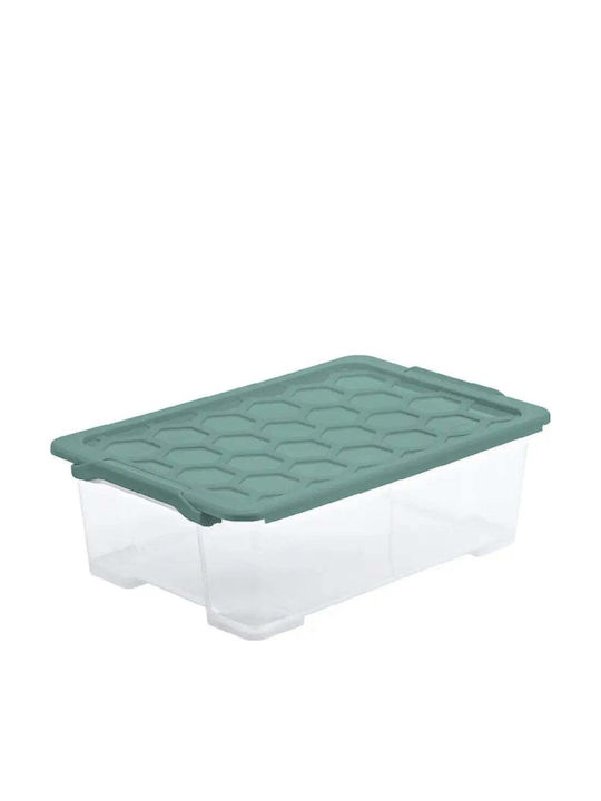 Rotho Babydesign Plastik Aufbewahrungsbox mit Deckel Transparent 30lt