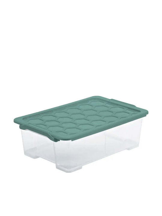 Rotho Babydesign Plastik Aufbewahrungsbox mit Deckel Transparent 30lt