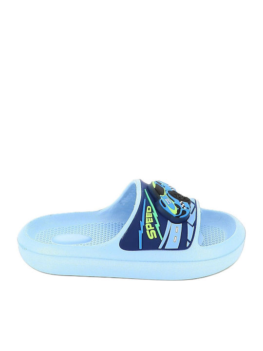 Kids' Flip Flops Slides Blue 272/20098_MPLE