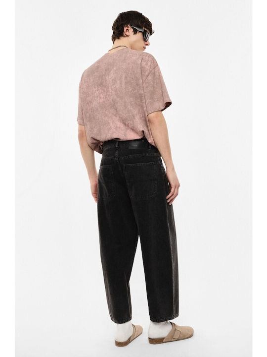 Pantaloni De Blugi Denim Negru Pentru Bărbați