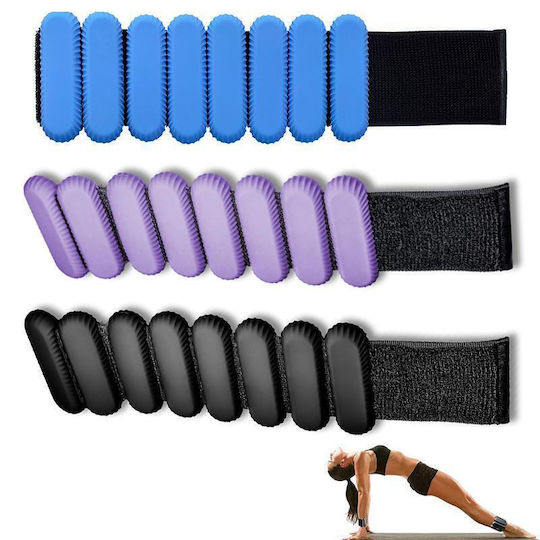 Adjustable Purple Yoga Resistance Fitness Bracelet 450g