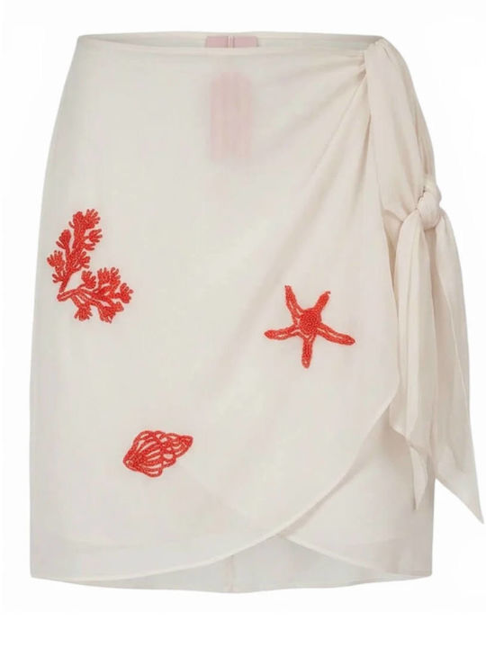 Mc2 Saint Barth Sery-woman Short Sarong White 8051689515288 Mc2 Saint Barth Sery-woman Short Sarong White 8051689515288