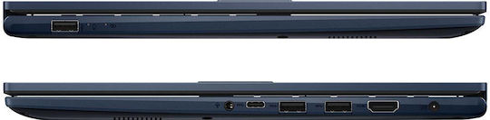 Asus Vivobook 15 X1504VA-BQ4285W 15.6" FHD (Core 5-120U/24GB/512GB SSD/W11 Home) Quiet Blue (GR Keyboard)