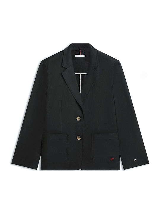 Tommy Hilfiger Γυναικείο Σακάκι Μαυρο