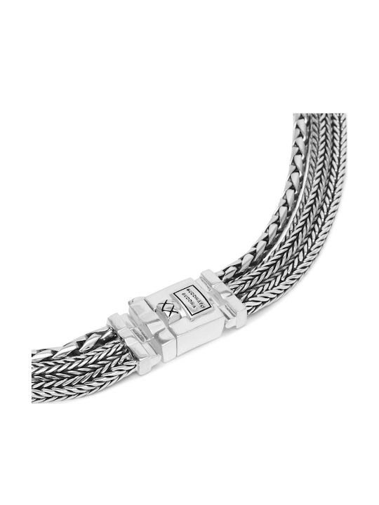 Buddha to Buddha Dreifach Halskette aus Silber