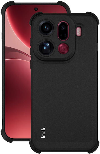 Imak Matte Silicone Black Back Cover (Oppo Find X9 Pro 5g)