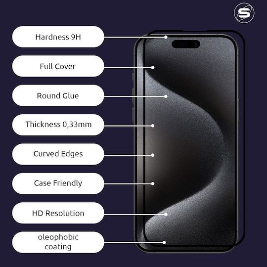 Hardy Glass Sonique Premium Series Hd Vollleim Displayschutzfolie Für Motorola Edge 70 5G Schwarz