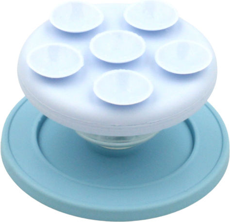 Pop Socket Magsafe Με Βεντούζα Μπλε Απαλό