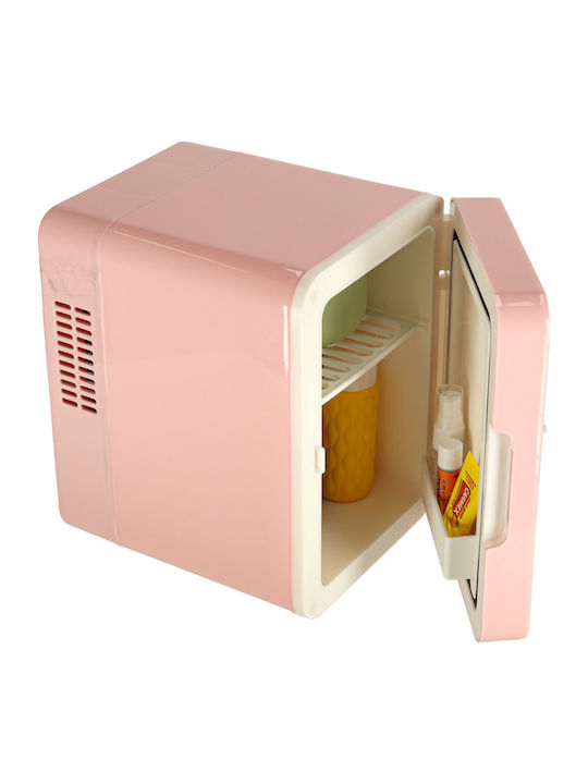 Frigider Pentru Cosmetice Cu Raft Roz 45W