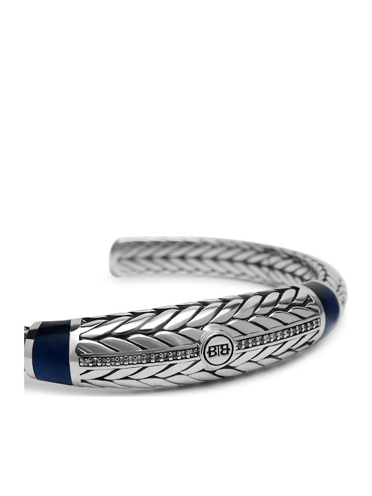Buddha to Buddha Women's Silver Handcuff Bracelet 21cm