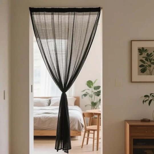 Gold String Curtain 100x195cm 39-950-2541