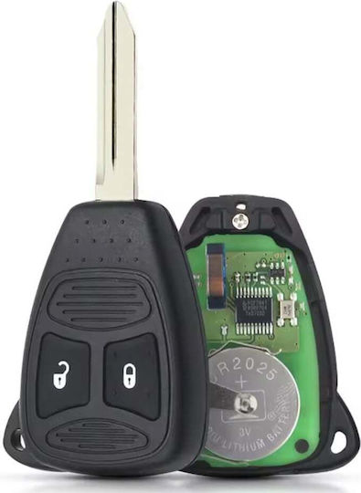 Telecomandă Cheie Auto Compatibilă Chrysler 300 Aspen Dodge Charger Durango Dakota Jeep Comandant Grand Cherokee Kobdt04a Id46 433 Mhz 2 Butoane