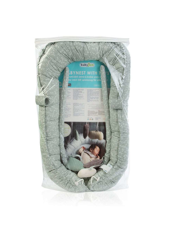 Baby Jem Baby Nest Pillow Green