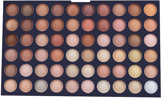 Miss Rose Palette with Eye Shadows in Pressed Powder Form