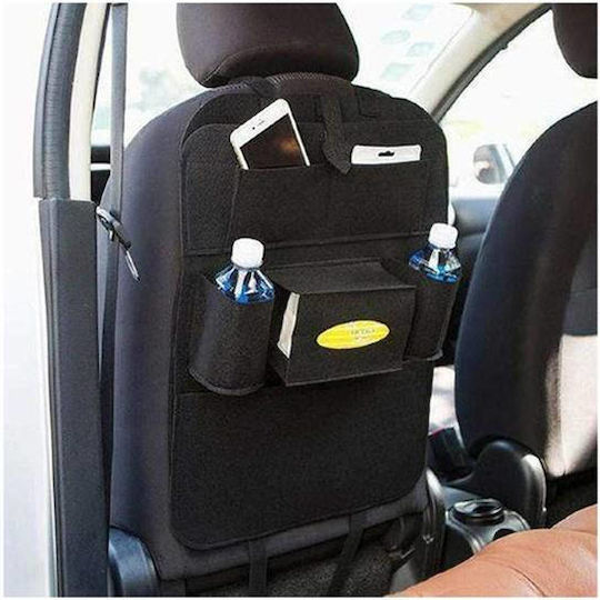 Universal Car Seat Organizer 54 X 39 Cm Black