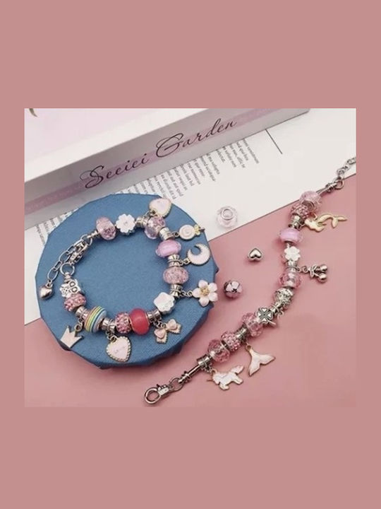 Set De Creare Bijuterii 66 Piese Brățară Colier Multicolor