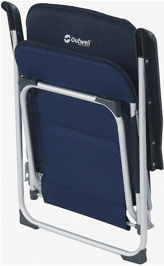 Outwell Aluminium Beach Chair Blue 58.5x49x92cm