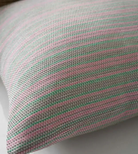 Gofis Home Dekorativer Kissenbezug Stripe Rosa Stripe 50x50cm Gofis Home Dekorativer Kissenbezug Stripe Rosa Stripe 50x50cm
