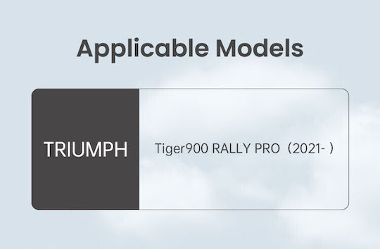 Loboo Aluminum Side Stand Pad Triumph Tiger 900 Rally Pro 2021