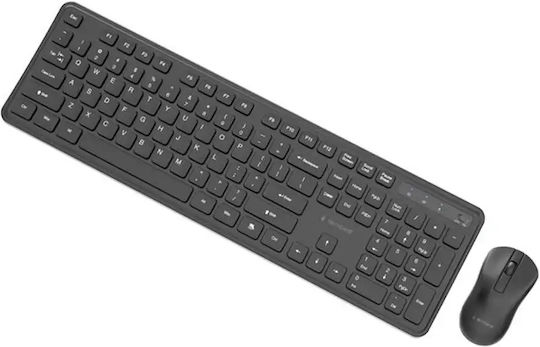 Gembird Slim Pro Kabelloses Tastatur & Maus Set Englisch (US)