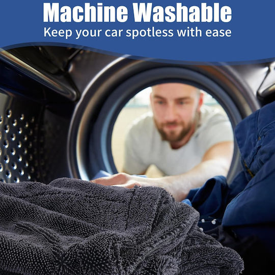 Car Polishing Towel Super-absorbent 80x50 Cm Gray Er D L