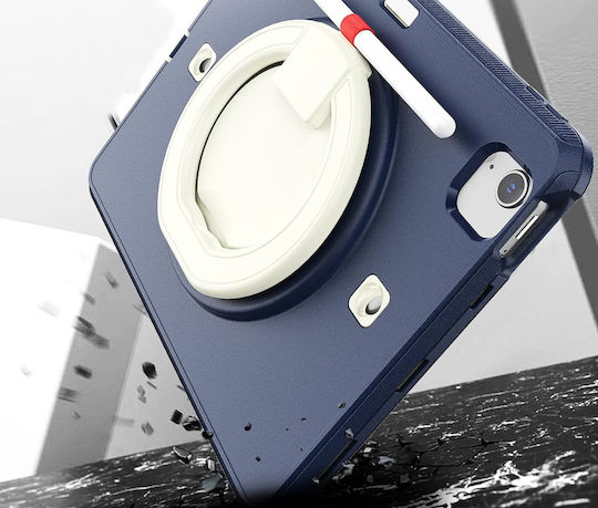 Case Ipad Air 5/air 4/pro 11" Stand Pen Holder Navy Blue