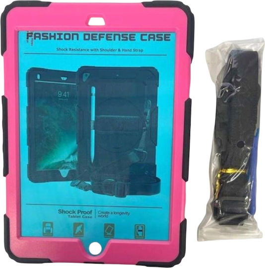 Flip Cover Rotativă Durabilă Roz (iPad 10.2)