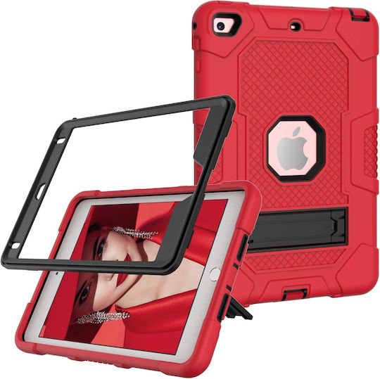 Flip Cover Durabilă Roșie (iPad 9 iPad 8 iPad 7)