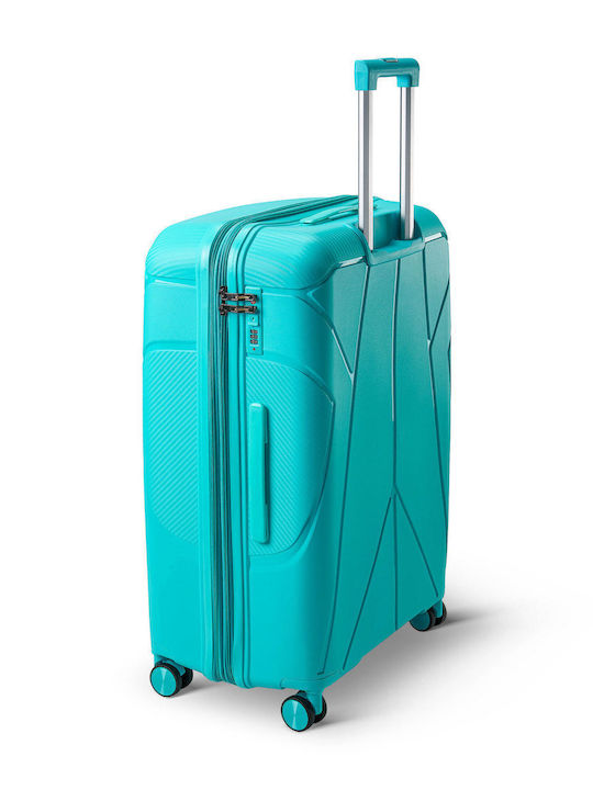 Xplorer Großer Hartreisekoffer Aqua mit 4 Rädern