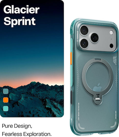 Torras Ostand Q3 Air Back Cover Πλαστικό / Σιλικόνης Πράσινο (iPhone 18 Pro / 17 Pro)