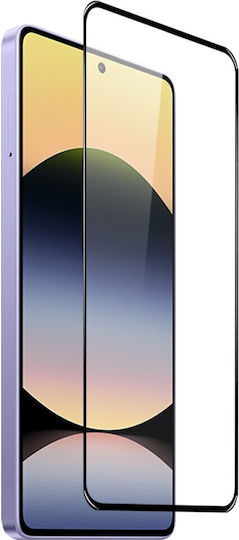 Tempered Glass Negru (Xiaomi Redmi Note 14s)