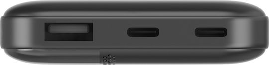 Energizer Power Bank 10000mAh 15W με Θύρα USB-A και 2 Θύρες USB-C Μαύρο